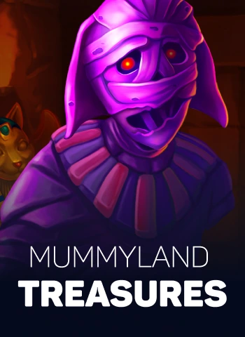 Mummyland Treasures slot with purple mummy